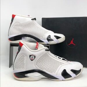 Air Jordan 14 Retro x Supreme White BV7630-106 Mens Sneakers - Size 12
